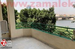 South Zamalek Newly Furnished Large Terrace Nile View